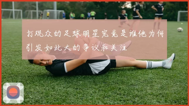 打观众的足球明星究竟是谁他为何引发如此大的争议和关注