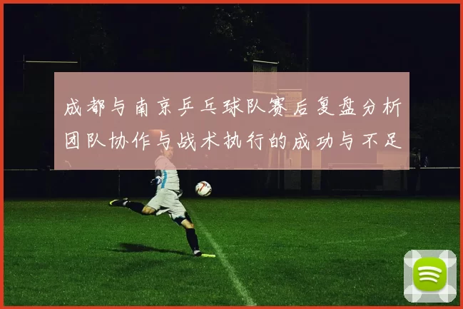 成都与南京乒乓球队赛后复盘分析团队协作与战术执行的成功与不足